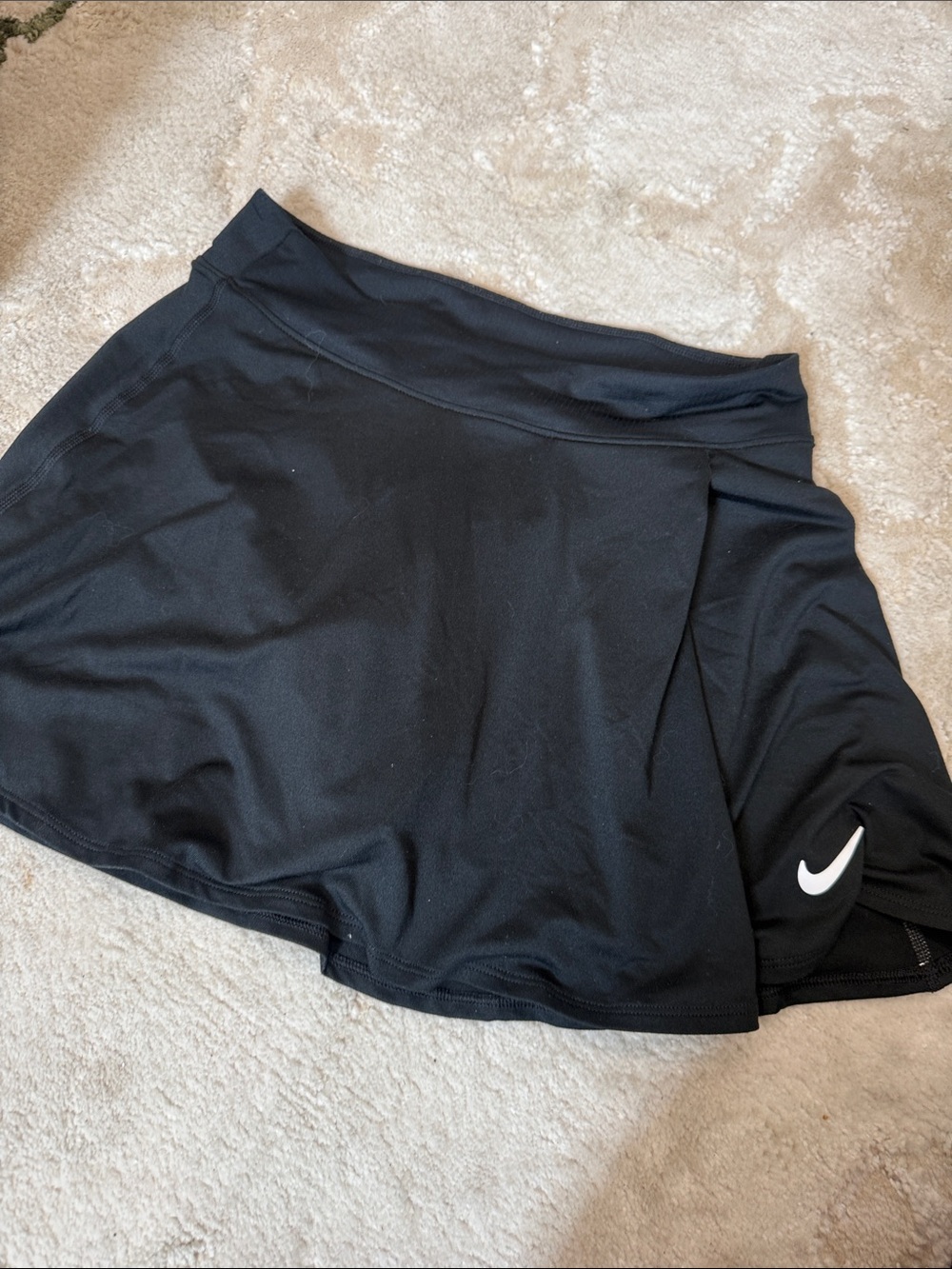 Nike Black Women’s Athletic Skort with Swoosh Logo